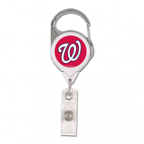 Washington Nationals Retractable Premium Badge Holder - Special Order