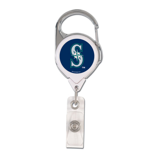 Seattle Mariners Badge Holder Premium Retractable - Special Order