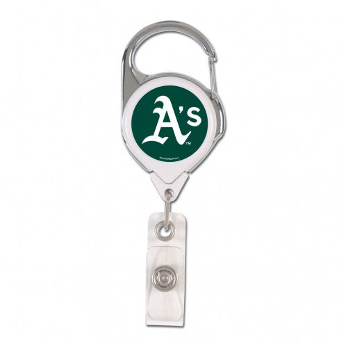Oakland Athletics Retractable Premium Badge Holder - Special Order