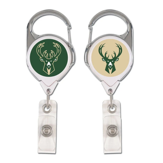 Milwaukee Bucks Badge Holder Premium Retractable - Special Order