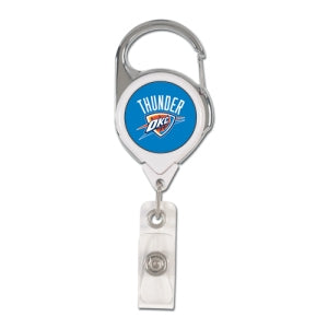 Oklahoma City Thunder Retractable Premium Badge Holder - Special Order