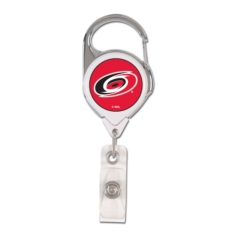 Carolina Hurricanes Badge Holder Premium Retractable - Special Order