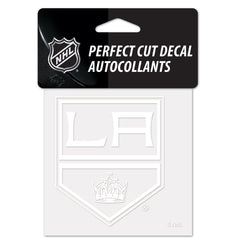 Los Angeles Kings Decal 4x4 Perfect Cut White - Special Order