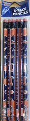 Illinois Fighting Illini Pencil 6 Pack