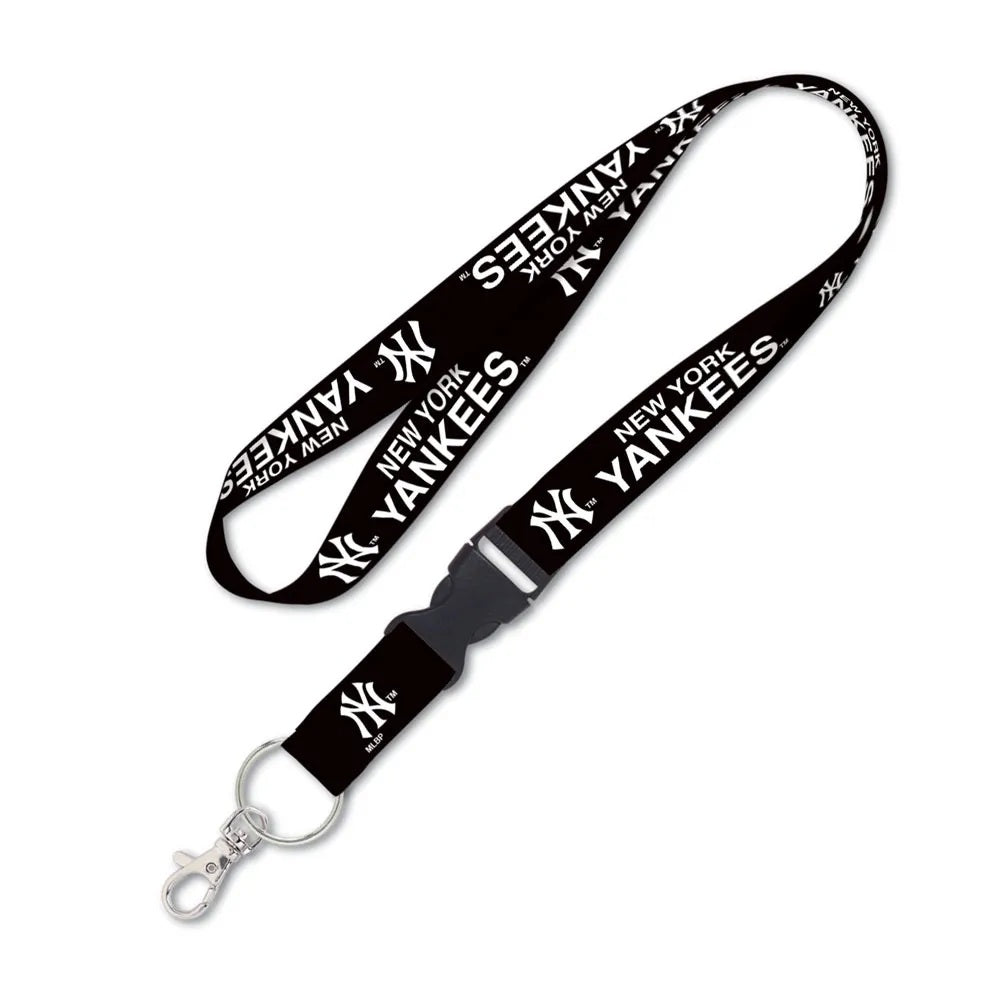 New York Yankees Lanyard with Detachable Buckle Blackout - Special Order