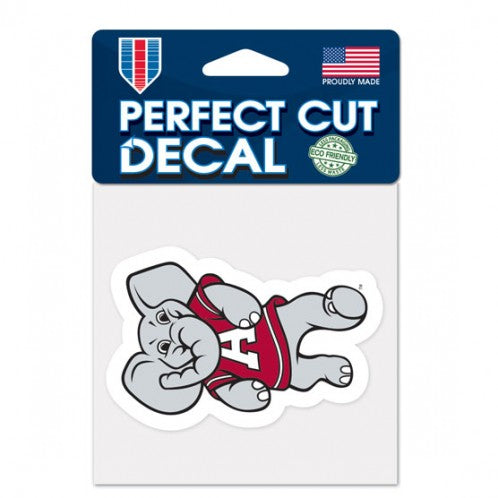 Alabama Crimson Tide Decal 4x4 Perfect Cut Color Mascot Design - Special Order