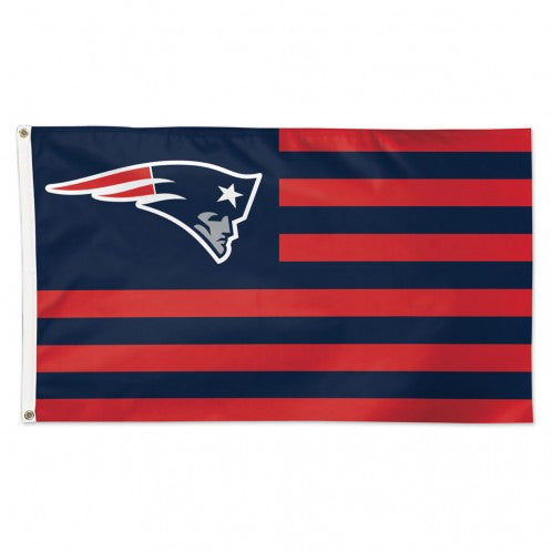 New England Patriots Flag 3x5 Deluxe Americana Design - Special Order