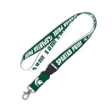 Michigan State Spartans Lanyard Breakaway Style - Special Order
