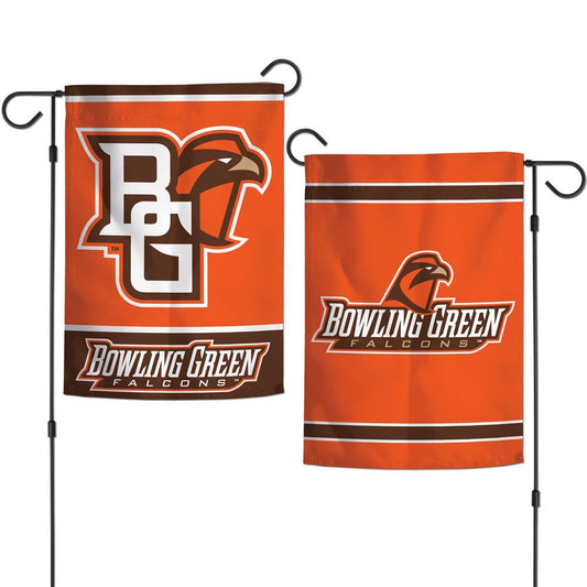 Bowling Green Falcons Flag 12x18 Garden Style 2 Sided - Special Order