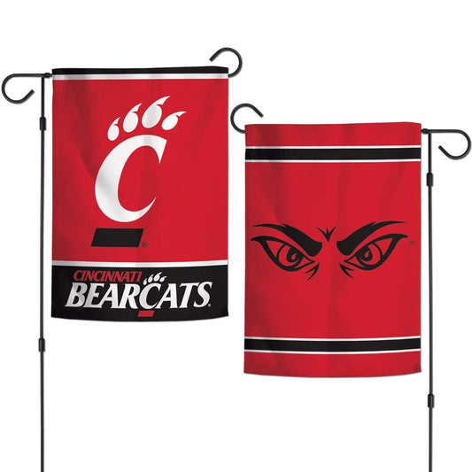 Cincinnati Bearcats Flag 12x18 Garden Style 2 Sided - Special Order