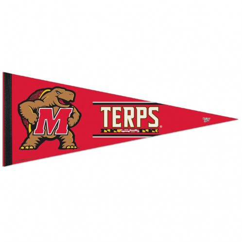 Maryland Terrapins Pennant 12x30 Premium Style - Special Order