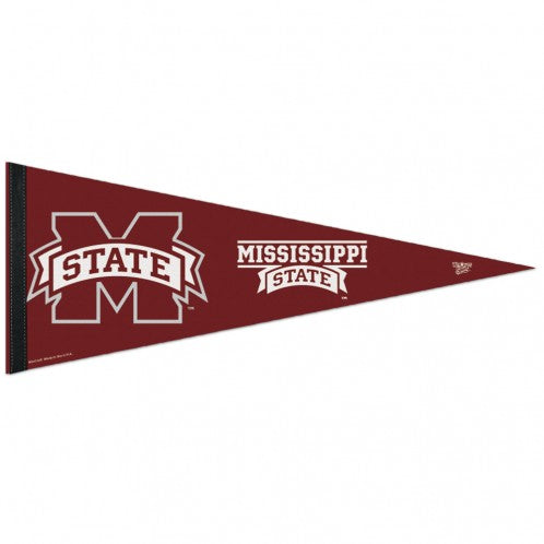Mississippi State Bulldogs Pennant 12x30 Premium Style - Special Order