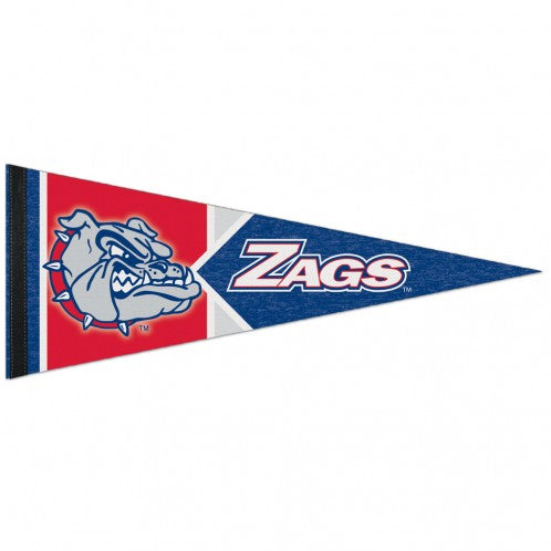 Gonzaga Bulldogs Pennant 12x30 Premium Style - Special Order