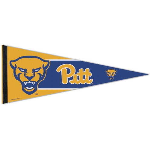 Pittsburgh Panthers Pennant 12x30 Premium Style - Special Order