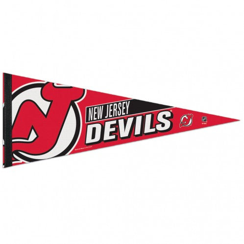 New Jersey Devils Pennant 12x30 Premium Style - Special Order
