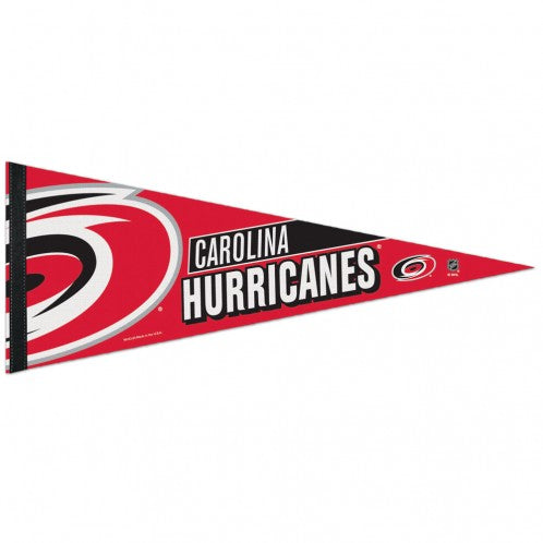 Carolina Hurricanes Pennant 12x30 Premium Style - Special Order