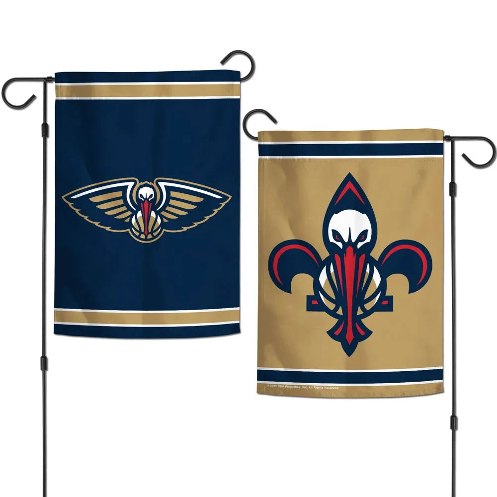 New Orleans Pelicans Flag 12x18 Garden Style 2 Sided