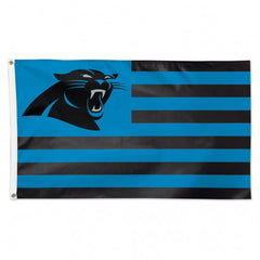 Carolina Panthers Flag 3x5 Deluxe Americana Design - Special Order