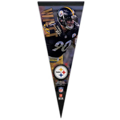 Pittsburgh Steelers Pennant 12x30 Premium Style TJ Watt Alternate - Special Order