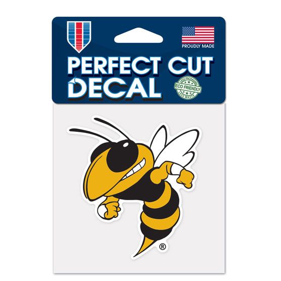 Georgia Tech Yellow Jackets Decal 4x4 Perfect Cut Color - Special Order