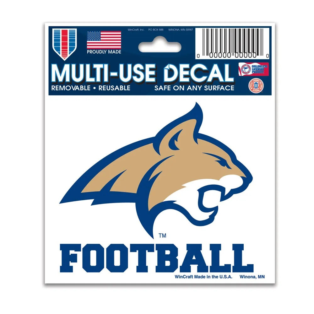 Montana State Bobcats Decal 3x4 Multi Use - Special Order