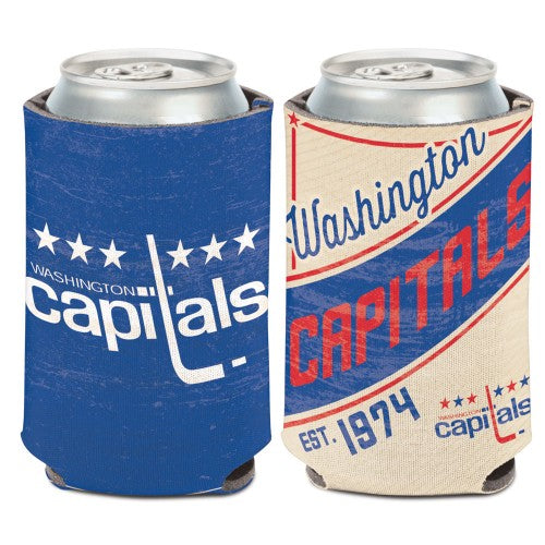Washington Capitals Can Cooler Vintage Design Special Order