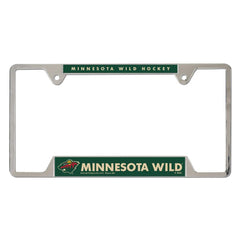 Minnesota Wild License Plate Frame Metal - Special Order