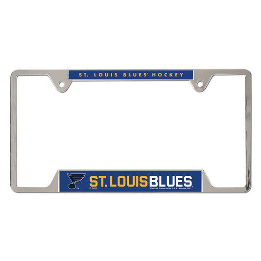 St. Louis Blues License Plate Frame Metal - Special Order