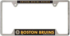 Boston Bruins License Plate Frame Metal - Special Order