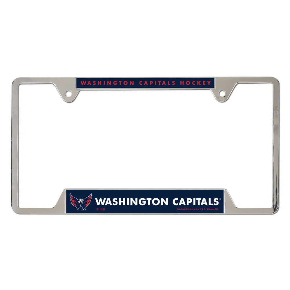 Washington Capitals License Plate Frame Metal - Special Order