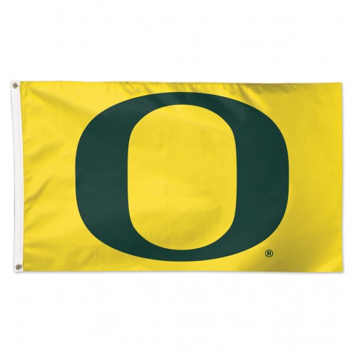 Oregon Ducks Flag 3x5 Deluxe Black Yellow - Special Order