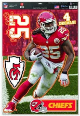 Kansas City Chiefs Decal 11x17 Multi Use Jamaal Charles Design