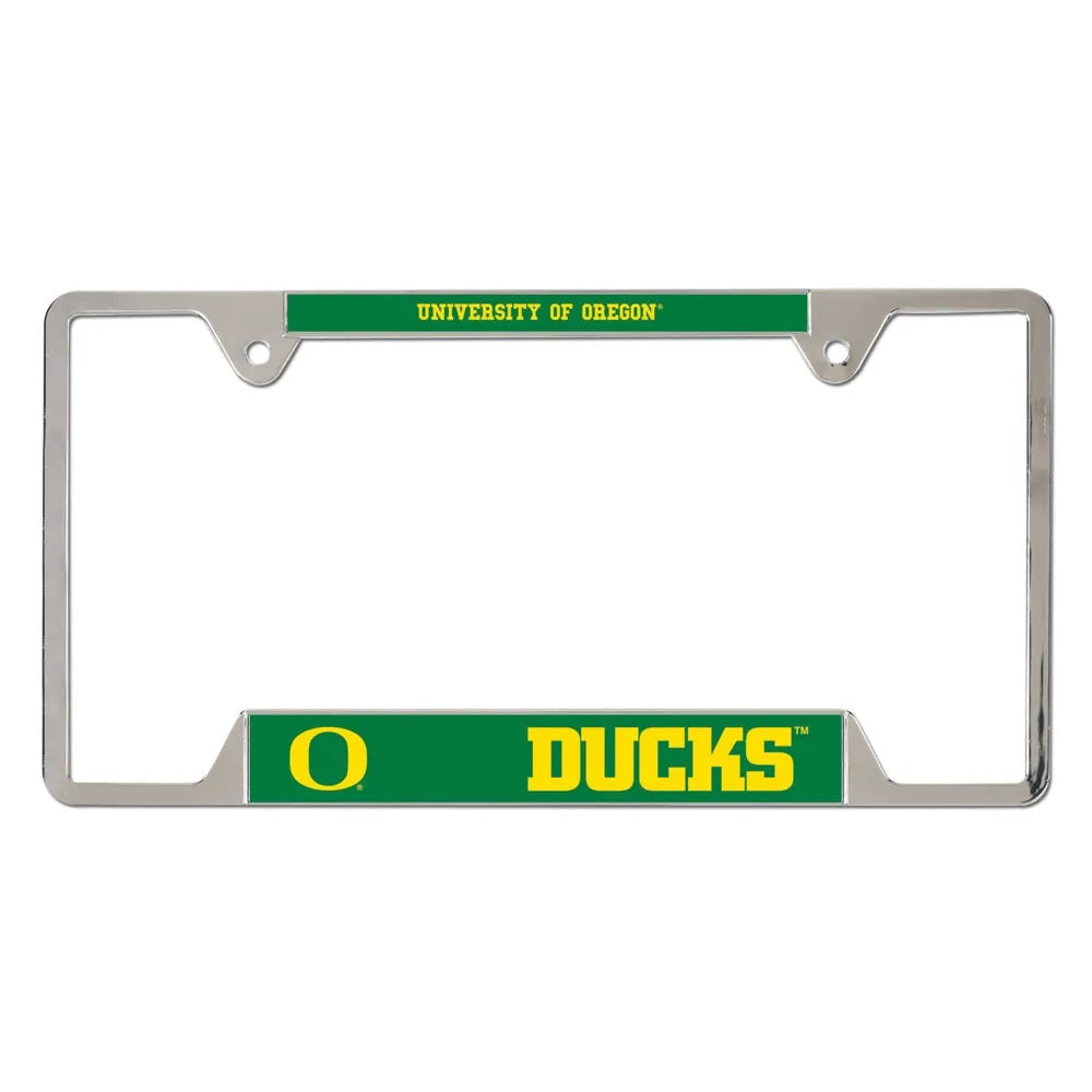 Oregon Ducks License Plate Frame Metal