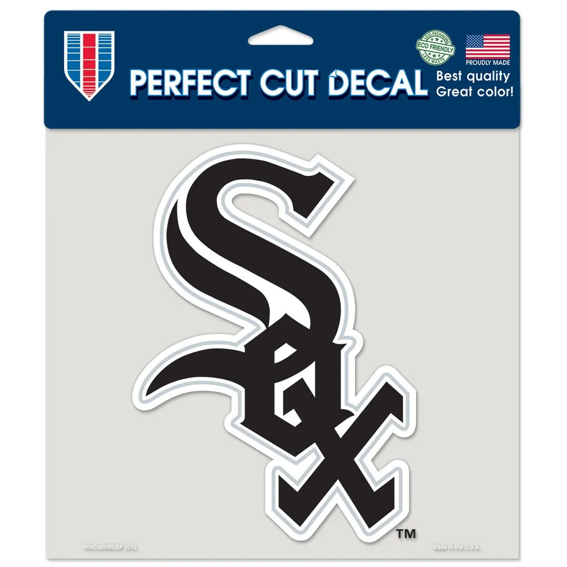 Chicago White Sox Decal 8x8 Die Cut Color - Special Order