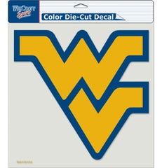 West Virginia Mountaineers Decal 8x8 Die Cut Color - Special Order