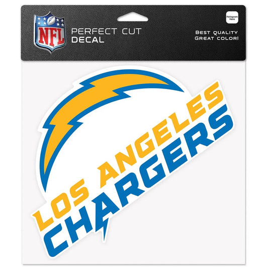 Los Angeles Chargers Decal 8x8 Perfect Cut Color - Special Order