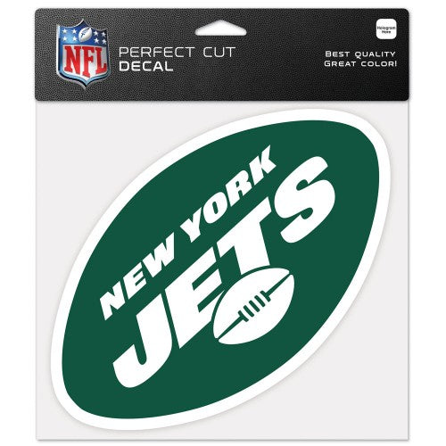 New York Jets Decal 8x8 Die Cut Color - Special Order