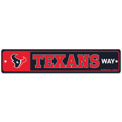 Houston Texans Sign 3.75x19 Plastic Street Style - Special Order