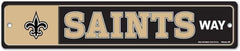 New Orleans Saints Sign 3.75x19 Plastic Street Style - Special Order