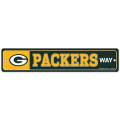 Green Bay Packers Sign 3.75x19 Plastic Street Style - Special Order
