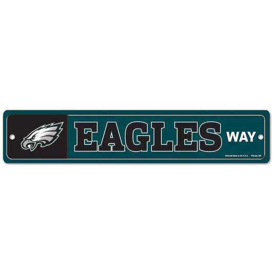 Philadelphia Eagles Sign 3.75x19 Plastic Street Style - Special Order