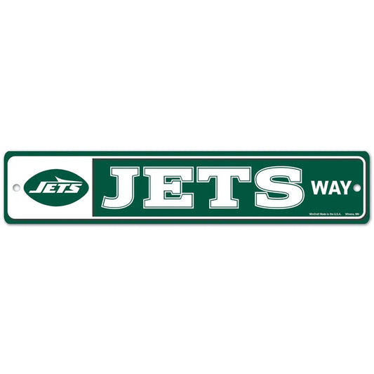 New York Jets Sign 3.75x19 Plastic Street Style - Special Order