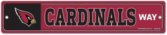 Arizona Cardinals Sign 3.75x19 Plastic Street Style - Special Order