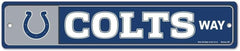 Indianapolis Colts Sign 3.75x19 Plastic Street Style - Special Order