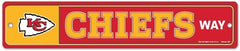 Kansas City Chiefs Sign 3.75x19 Plastic Street Style - Special Order