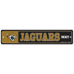 Jacksonville Jaguars Sign 3.75x19 Plastic Street Style - Special Order