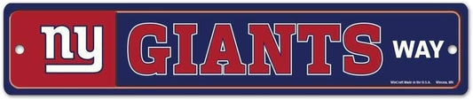 New York Giants Sign 3.75x19 Plastic Street Style - Special Order