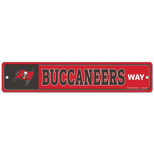 Tampa Bay Buccaneers Sign 3.75x19 Plastic Street Style - Special Order
