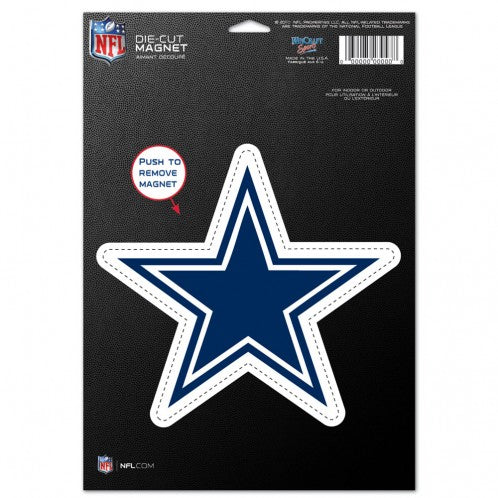 Dallas Cowboys Magnet 6.25x9 Die Cut Logo Design - Special Order