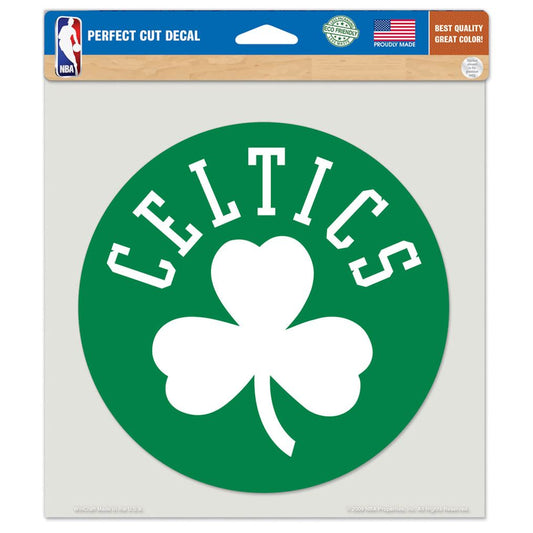 Boston Celtics Decal 8x8 Perfect Cut Color
